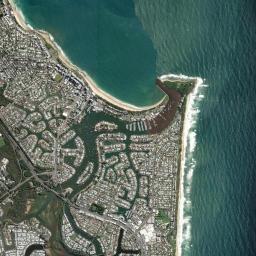 Mooloolaba High Resolution Satellite Map