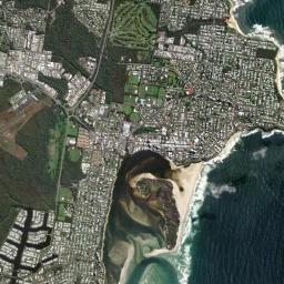 Golden Beach High Resolution Satellite Map