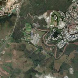 Pelican Waters High Resolution Satellite Map