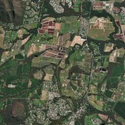 Glass House Mountains High Resolution Satellite Map