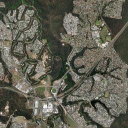 Springfield Lakes High Resolution Satellite Map