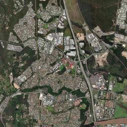 Upper Coomera High Resolution Satellite Map
