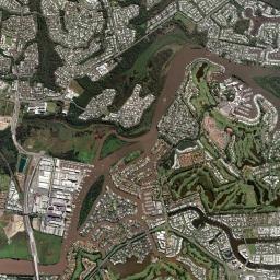 Coomera High Resolution Satellite Map