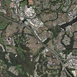 Varsity Lakes High Resolution Satellite Map