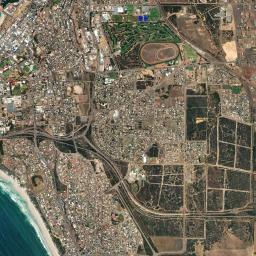Geraldton city centre High Resolution Satellite Map