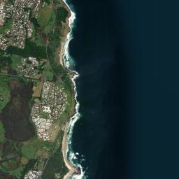 Skennars Head High Resolution Satellite Map