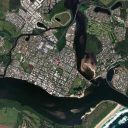 East Ballina High Resolution Satellite Map