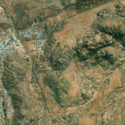 Springbok High Resolution Satellite Map