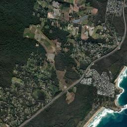 Emerald Beach High Resolution Satellite Map