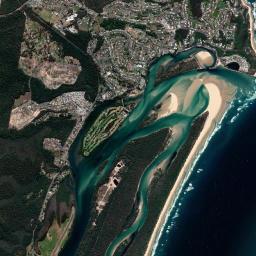 Nambucca Heads High Resolution Satellite Map