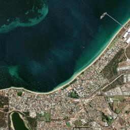 Rockingham city centre High Resolution Satellite Map