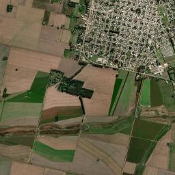 Las Rosas High Resolution Satellite Map