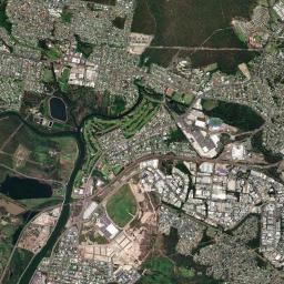 Cardiff High Resolution Satellite Map