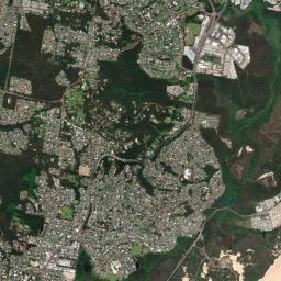 Belmont North High Resolution Satellite Map