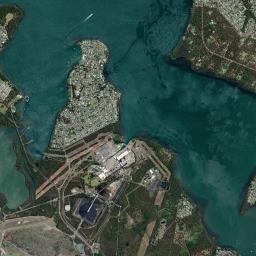 Summerland Point High Resolution Satellite Map