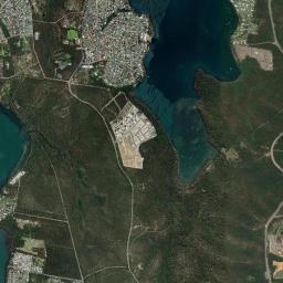 Chain Valley Bay High Resolution Satellite Map