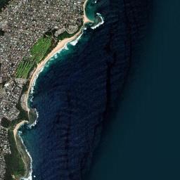 Shelly Beach High Resolution Satellite Map