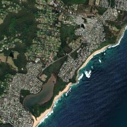 Forresters Beach High Resolution Satellite Map