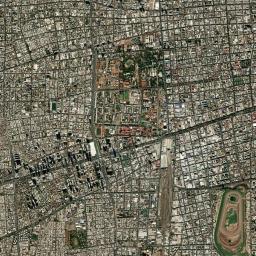 Estación Central High Resolution Satellite Map