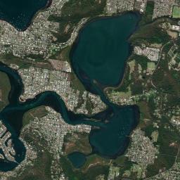 Saratoga High Resolution Satellite Map