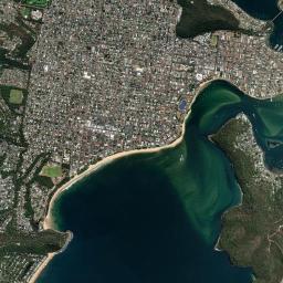 Booker Bay High Resolution Satellite Map