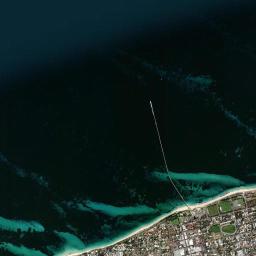 Busselton city cenre High Resolution Satellite Map