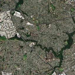 Winston Hills High Resolution Satellite Map