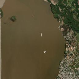 Nueva Palmira High Resolution Satellite Map