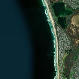 Sunset Beach High Resolution Satellite Map