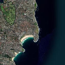 North Bondi High Resolution Satellite Map