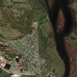 Delta del Tigre High Resolution Satellite Map