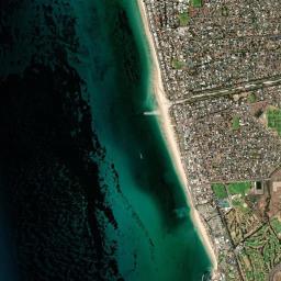 West Beach High Resolution Satellite Map