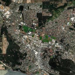 Albany city centre High Resolution Satellite Map