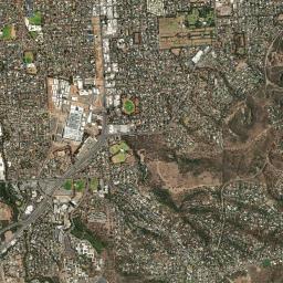 Pasadena High Resolution Satellite Map