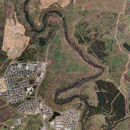 Coombs High Resolution Satellite Map