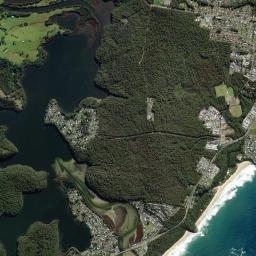 Burrill Lake High Resolution Satellite Map
