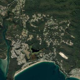 Long Beach High Resolution Satellite Map