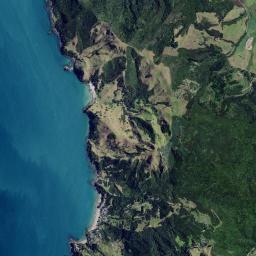 Aerial view of Waitete Bay
