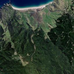 Aerial view of Otama Beach