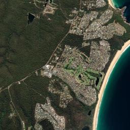 Tura Beach High Resolution Satellite Map
