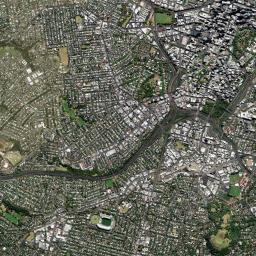 Auckland High Resolution Satellite Map