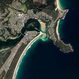 Merimbula High Resolution Satellite Map