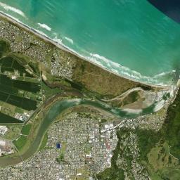 Whakatane High Resolution Satellite Map