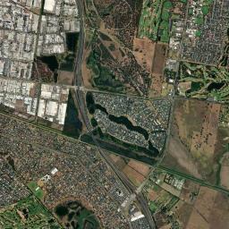 Waterways High Resolution Satellite Map