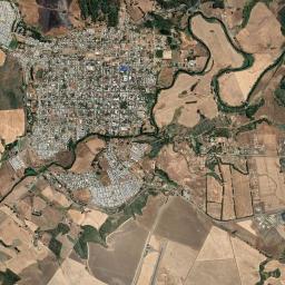 Traiguén High Resolution Satellite Map