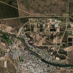 La Adela High Resolution Satellite Map