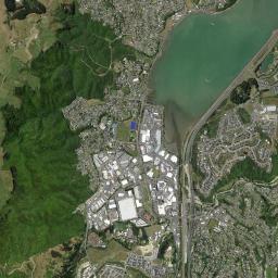 Porirua High Resolution Satellite Map