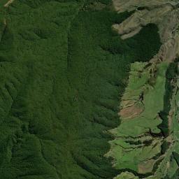 Aerial view of New Creek Gold Fossicking Area