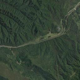 Aerial view of Slab Hut Creek Gold Fossicking Area