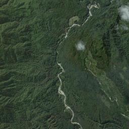 Aerial view of Moonlight Creek Gold Fossicking Area